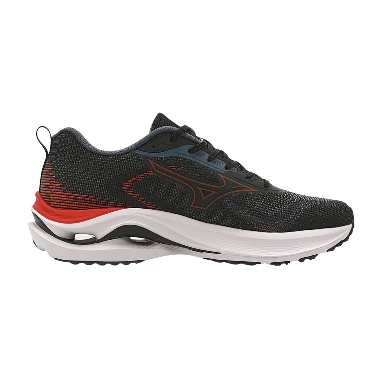 Tênis Corrida Masculino Mizuno Wave Vitality 7 Preto Preto 5