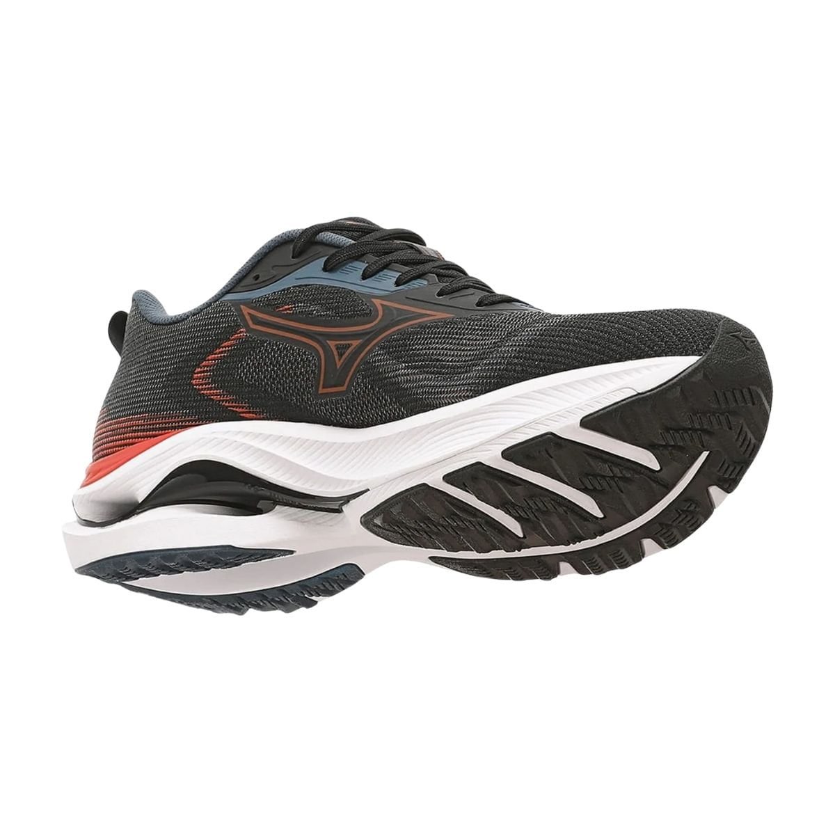 Tênis Corrida Masculino Mizuno Wave Vitality 7 Preto Preto 6