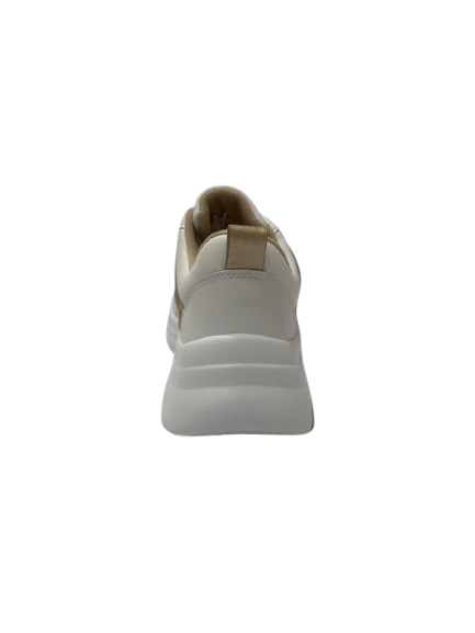 Tênis Moda Feminino Modare Branco E Dourado Branco/Dourado 4