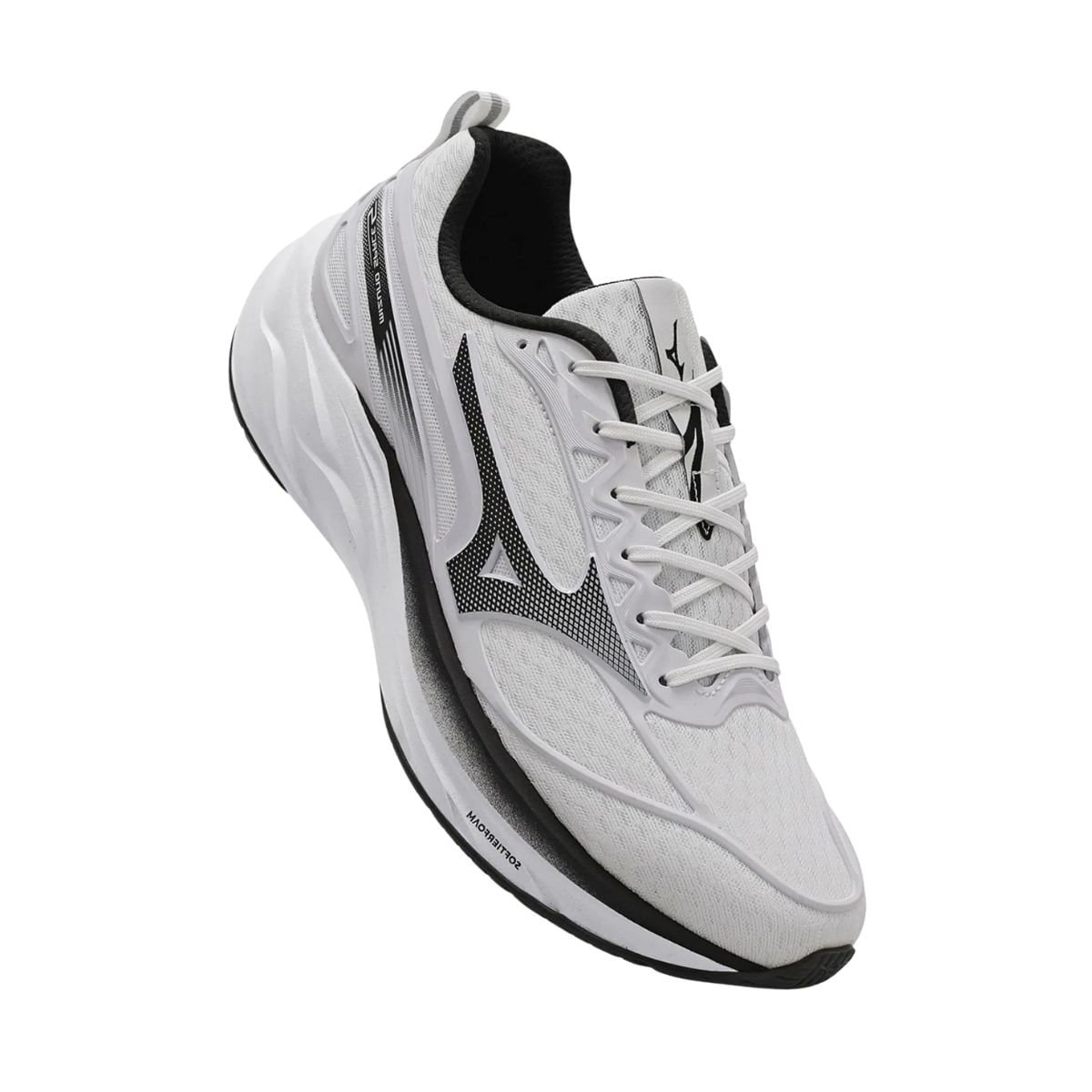 Tênis Corrida Masculino Mizuno Space 5 Branco Branco 2