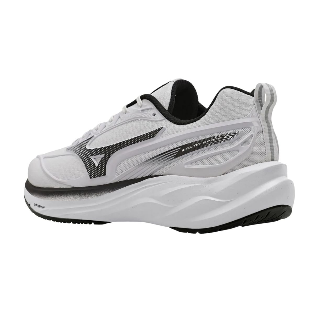Tênis Corrida Masculino Mizuno Space 5 Branco Branco 5
