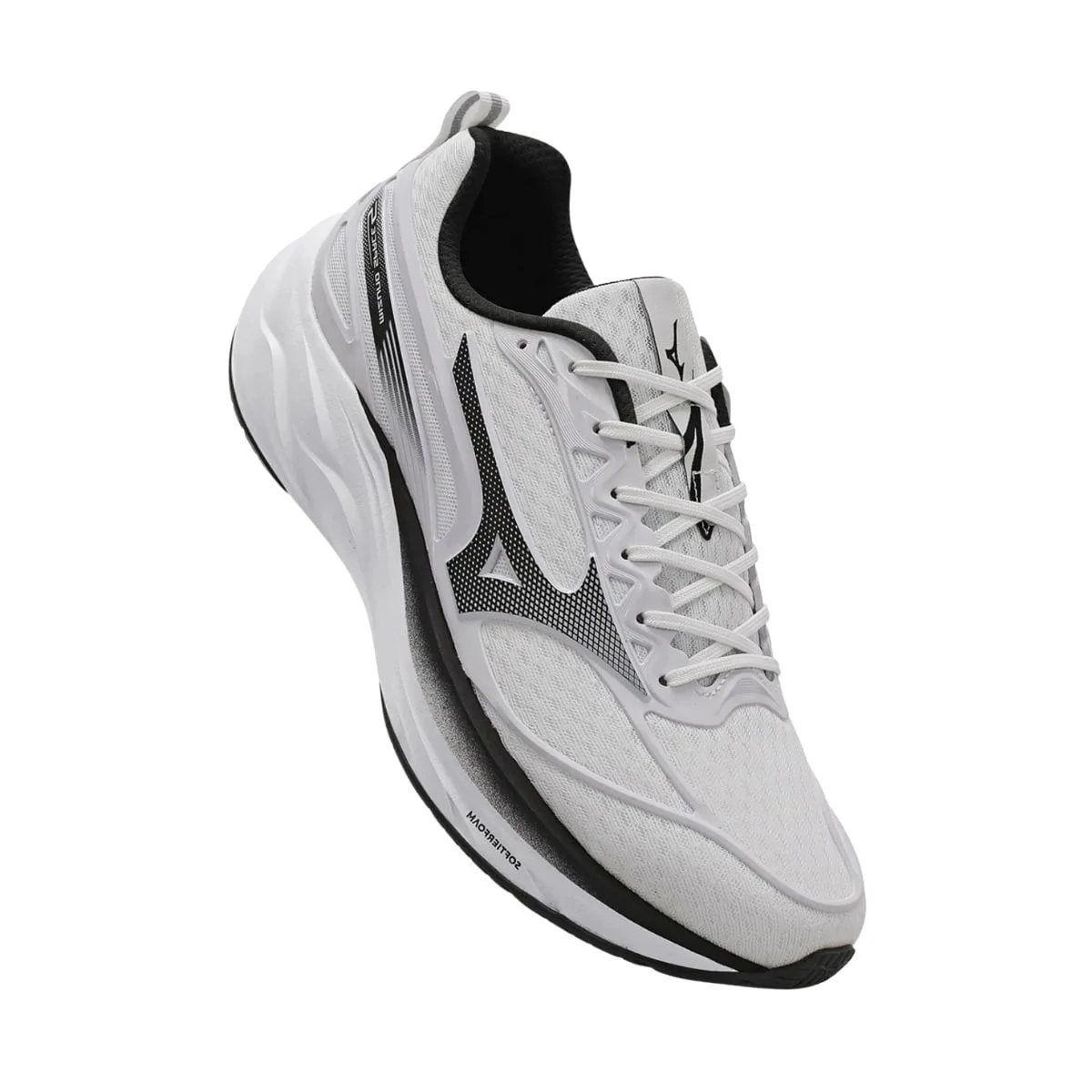 Tênis Corrida Masculino Mizuno Space 5 Branco Branco 2