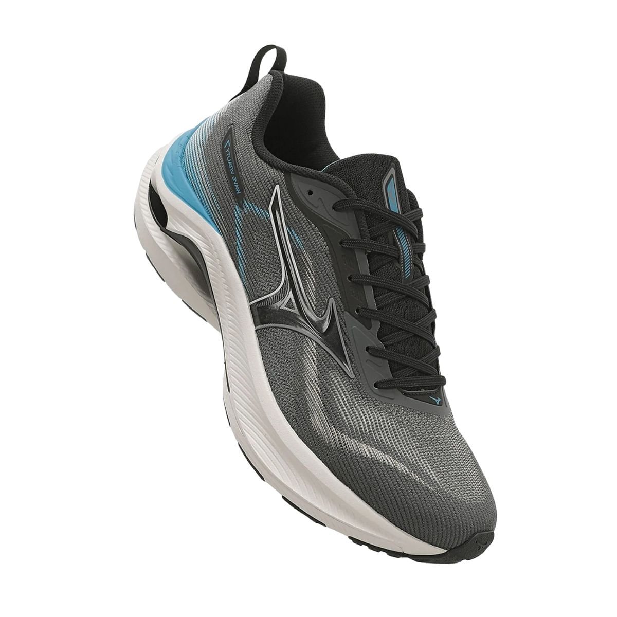 Tênis Corrida Masculino Mizuno Wave Vitality 7 Cinza Cinza 2