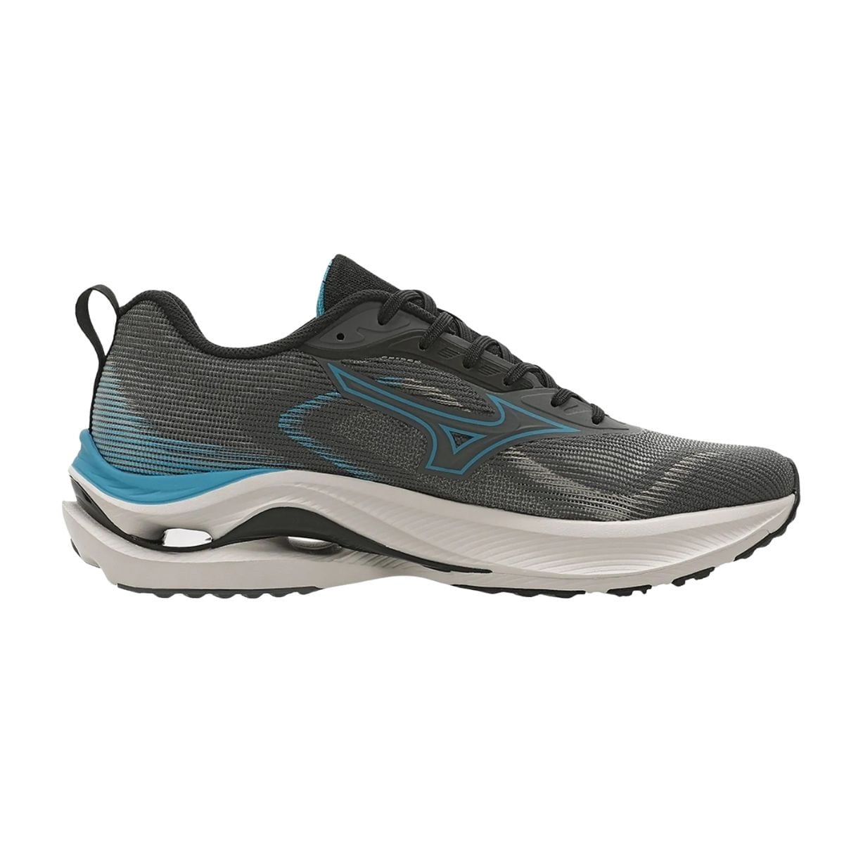 Tênis Corrida Masculino Mizuno Wave Vitality 7 Cinza Cinza 6