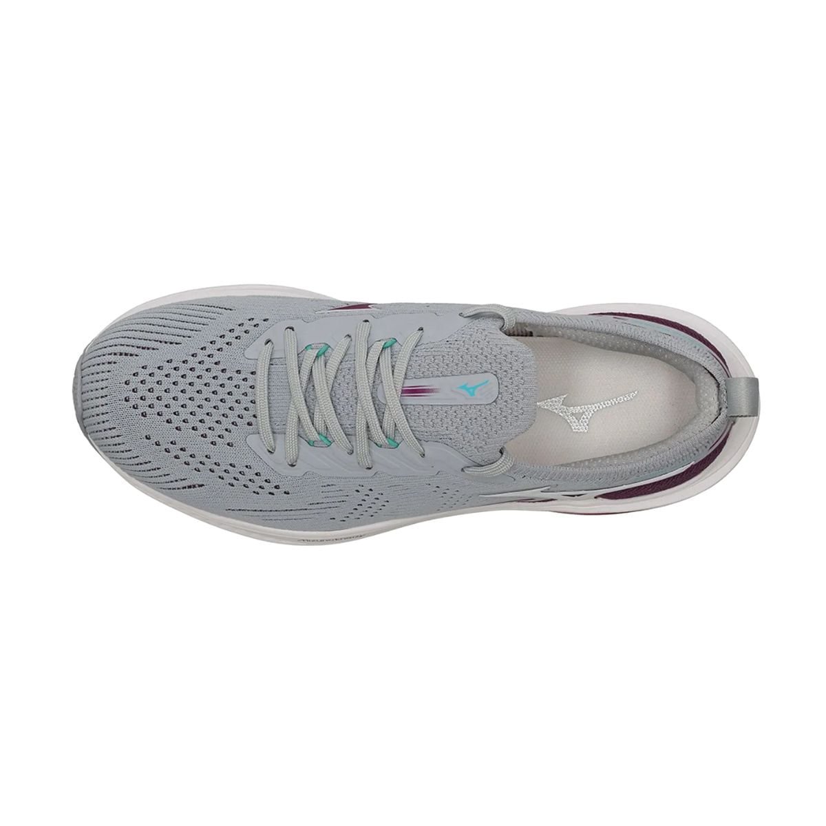 Tênis Corrida Feminino Mizuno Sunrise Cinza Cinza 3