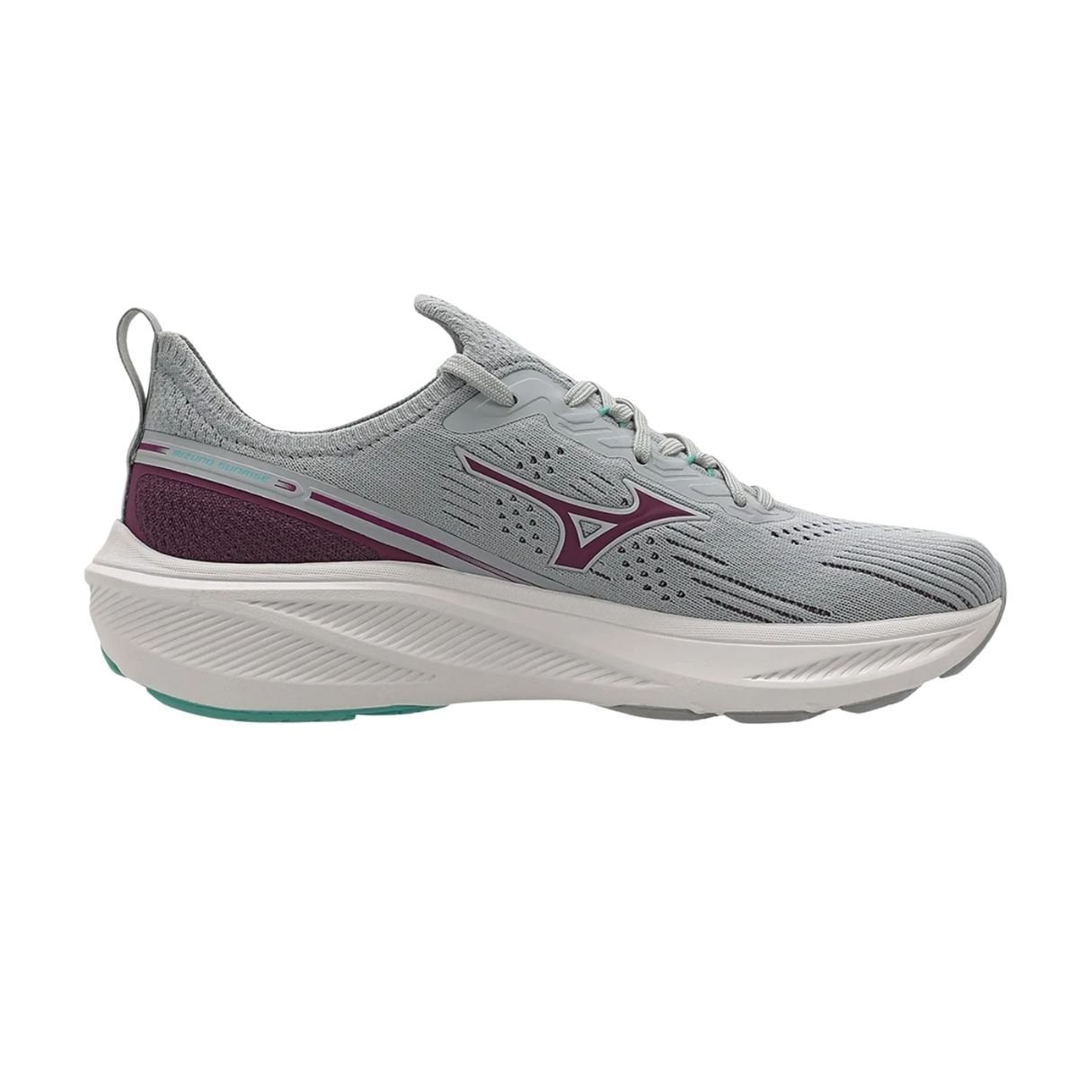 Tênis Corrida Feminino Mizuno Sunrise Cinza Cinza 6