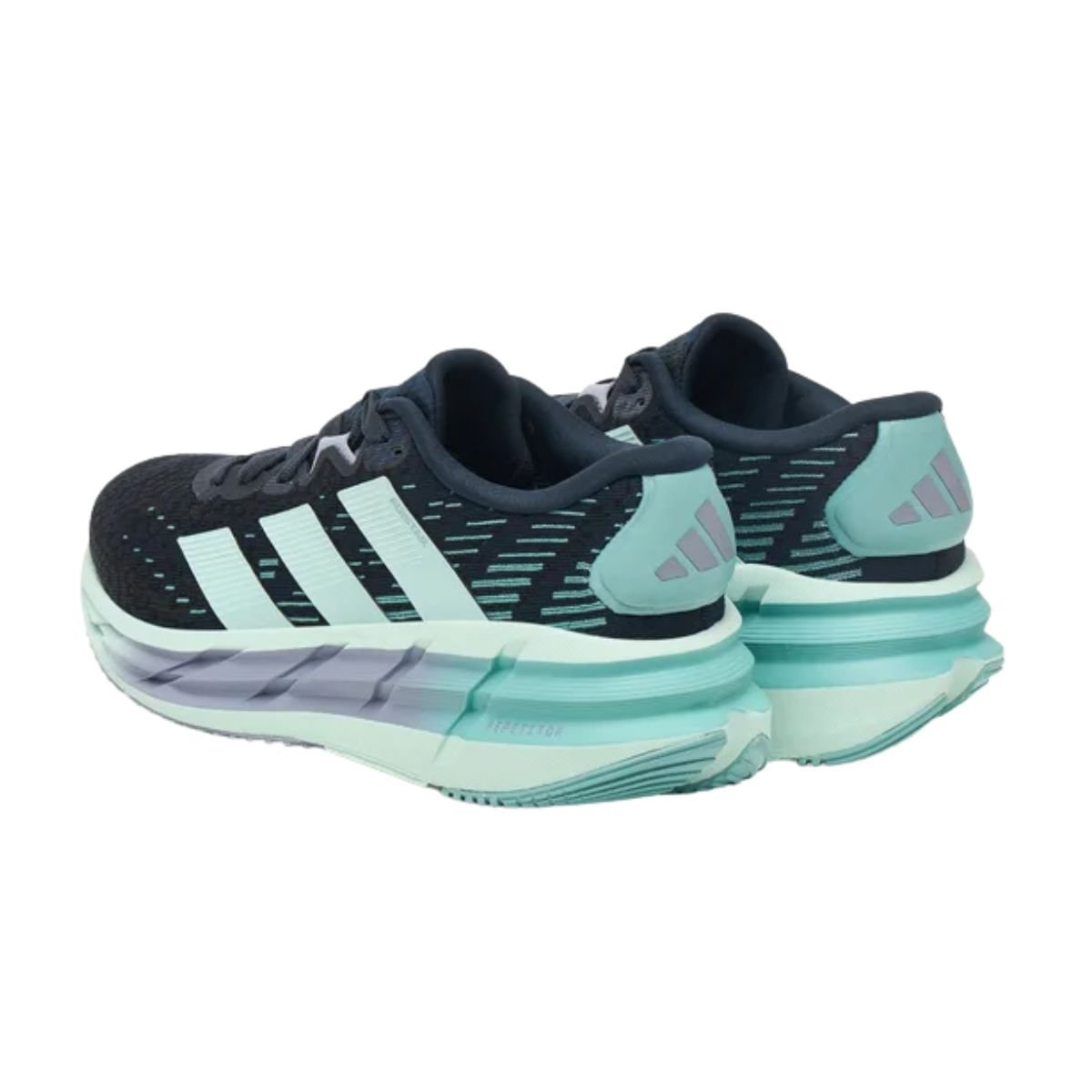 Tênis Corrida Feminino Adidas Adistar 4 Preto E Azul Preto 6