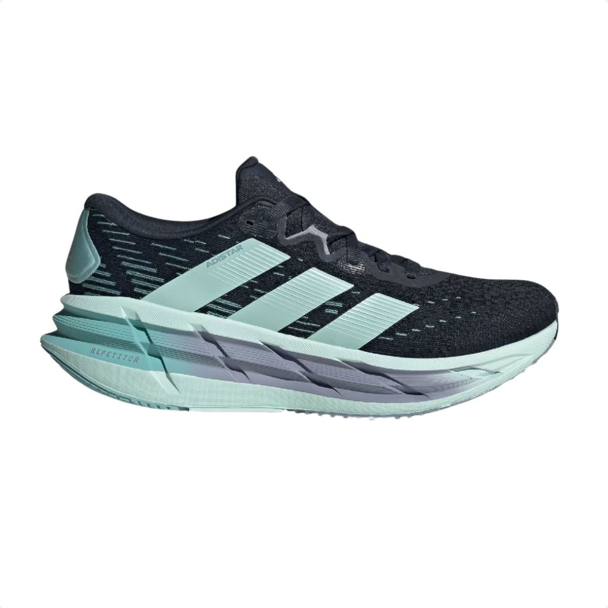 Tênis Corrida Feminino Adidas Adistar 4 Preto E Azul