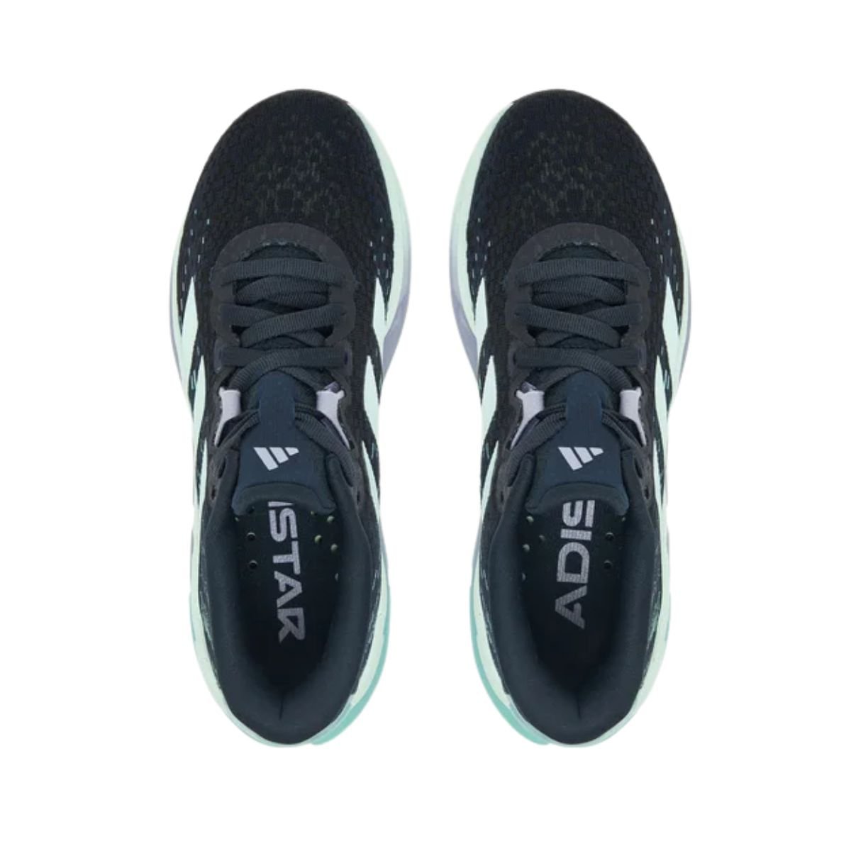 Tênis Corrida Feminino Adidas Adistar 4 Preto E Azul Preto 3