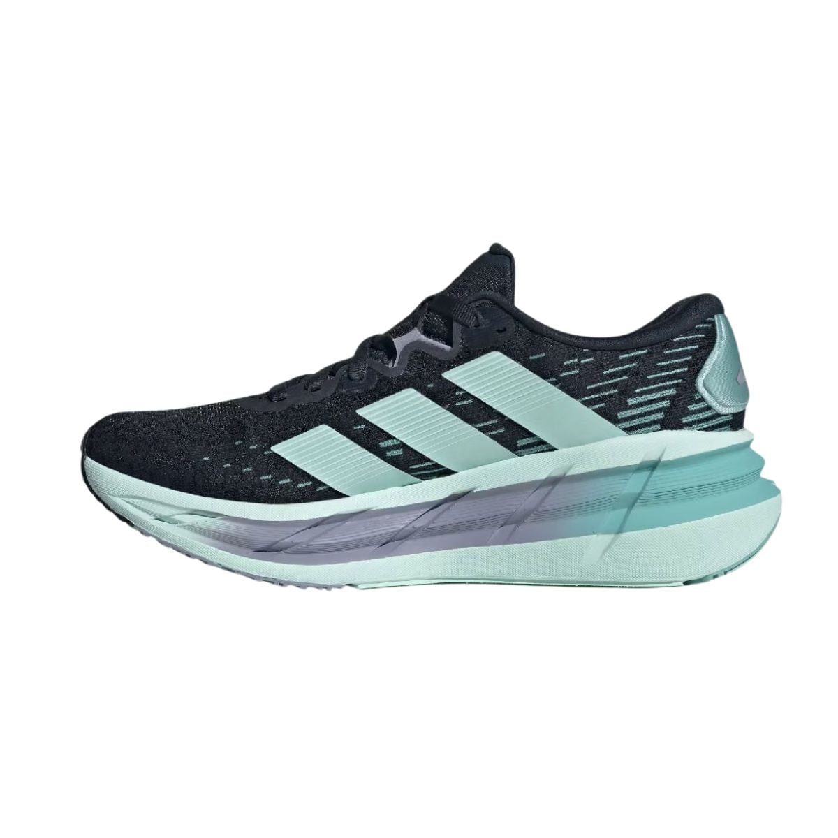 Tênis Corrida Feminino Adidas Adistar 4 Preto E Azul Preto 5