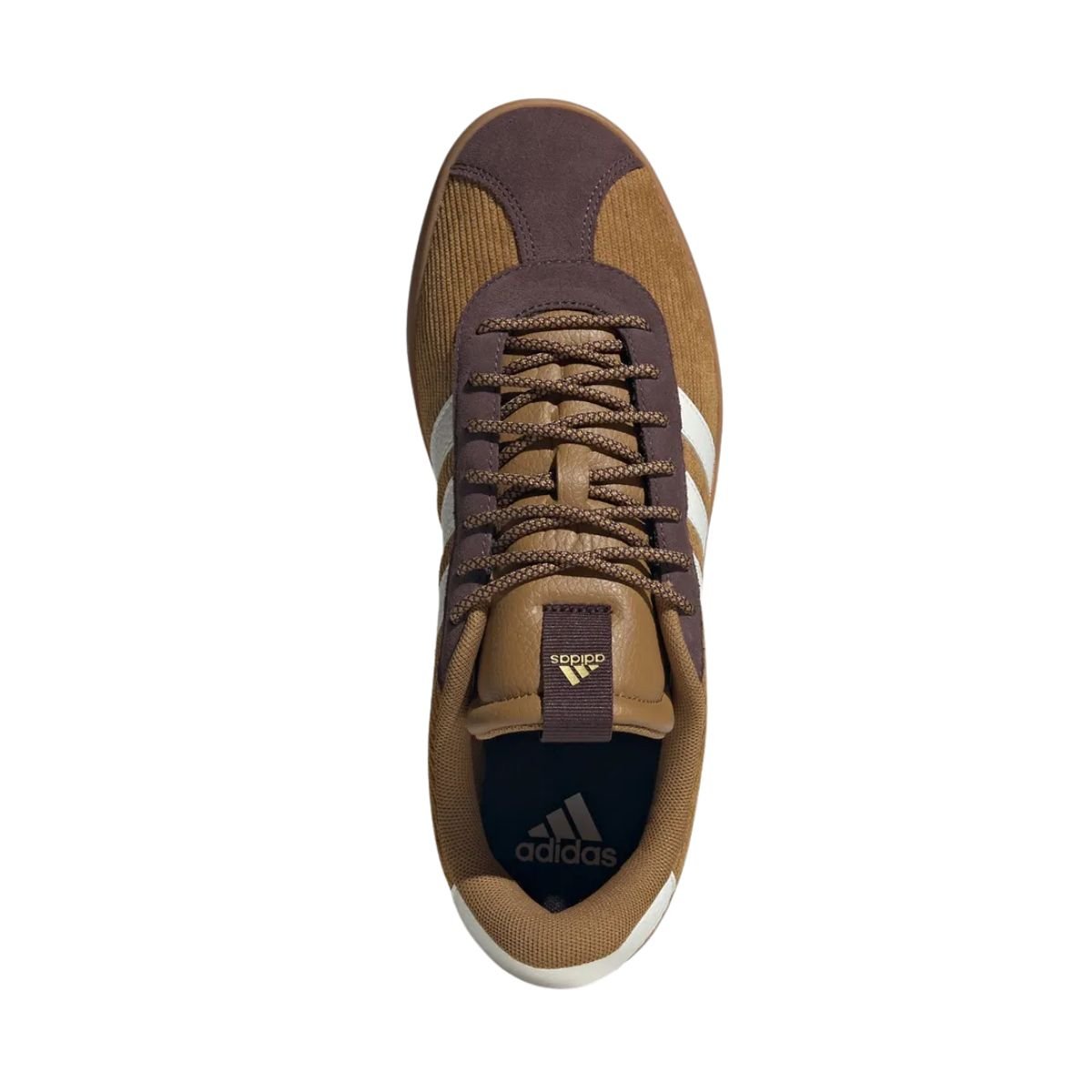 Tênis Casual Masculino Adidas Vl Court 3.0 Marrom Marrom 3