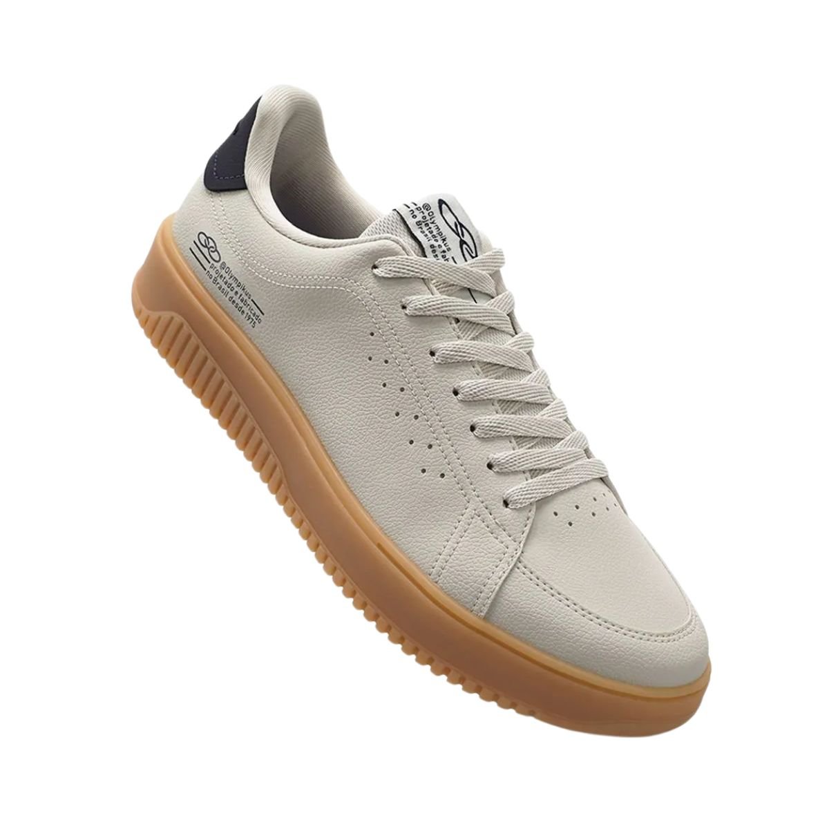 Tênis Casual Masculino Olympikus Eros Off White Branco 2