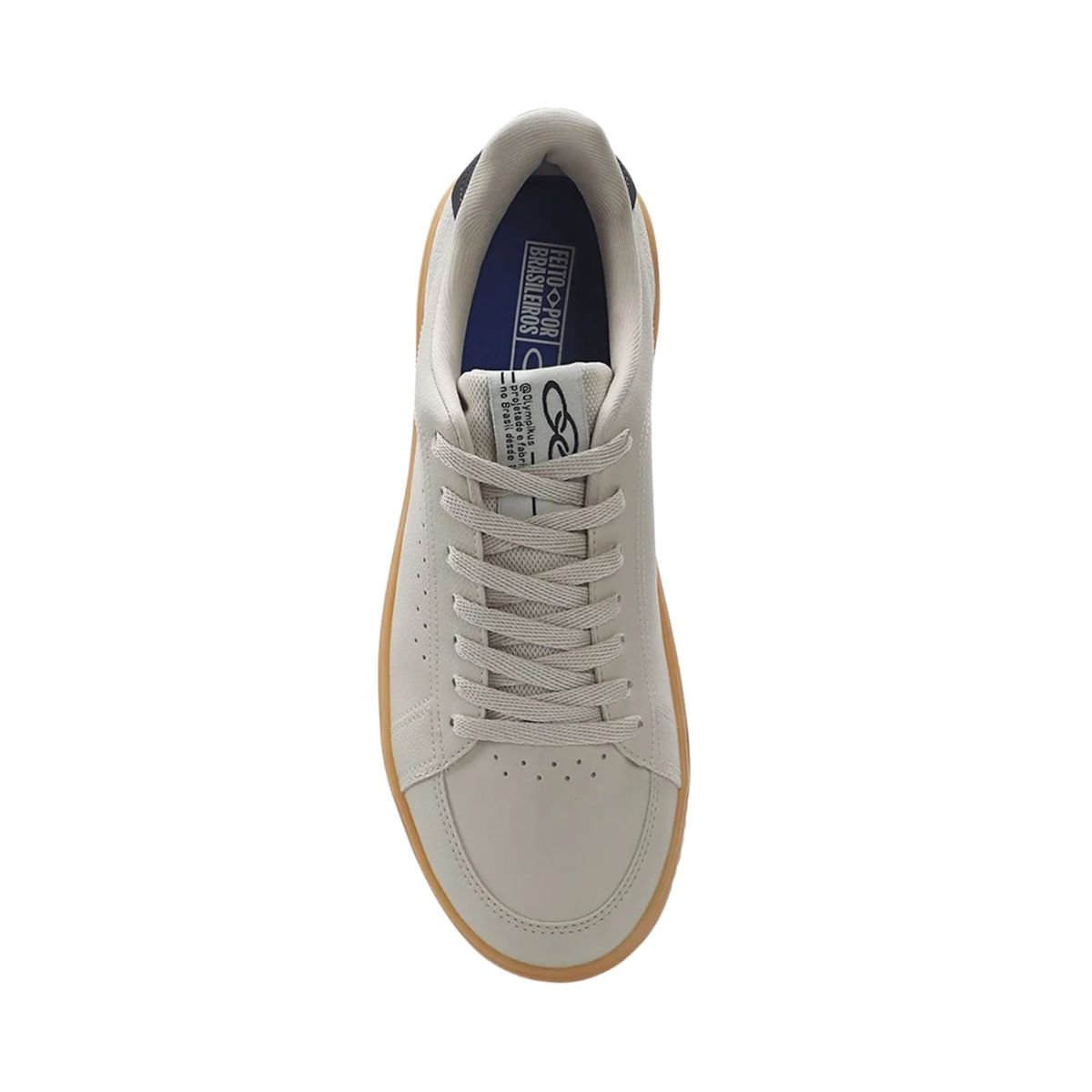 Tênis Casual Masculino Olympikus Eros Off White Branco 3
