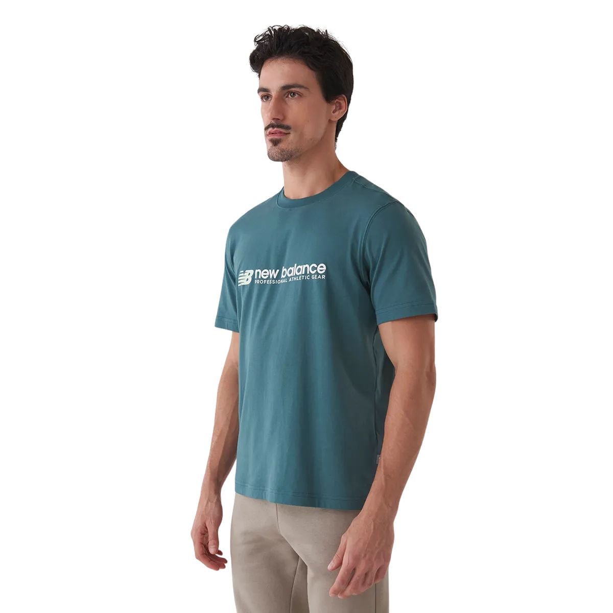 Camiseta Masculina New Balance Athletics Verde Verde 2