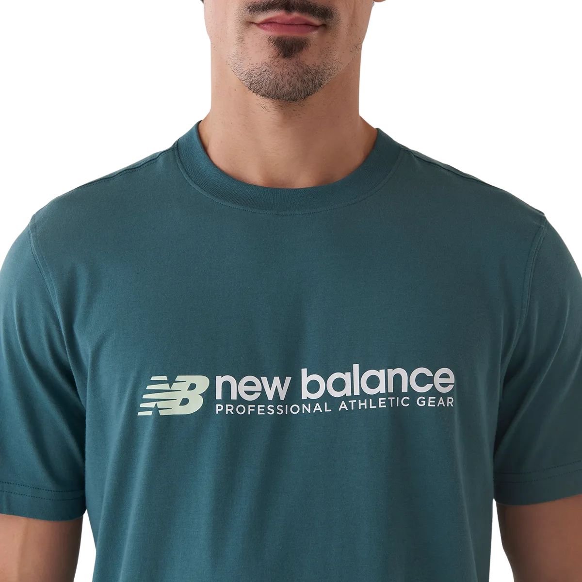 Camiseta Masculina New Balance Athletics Verde Verde 3
