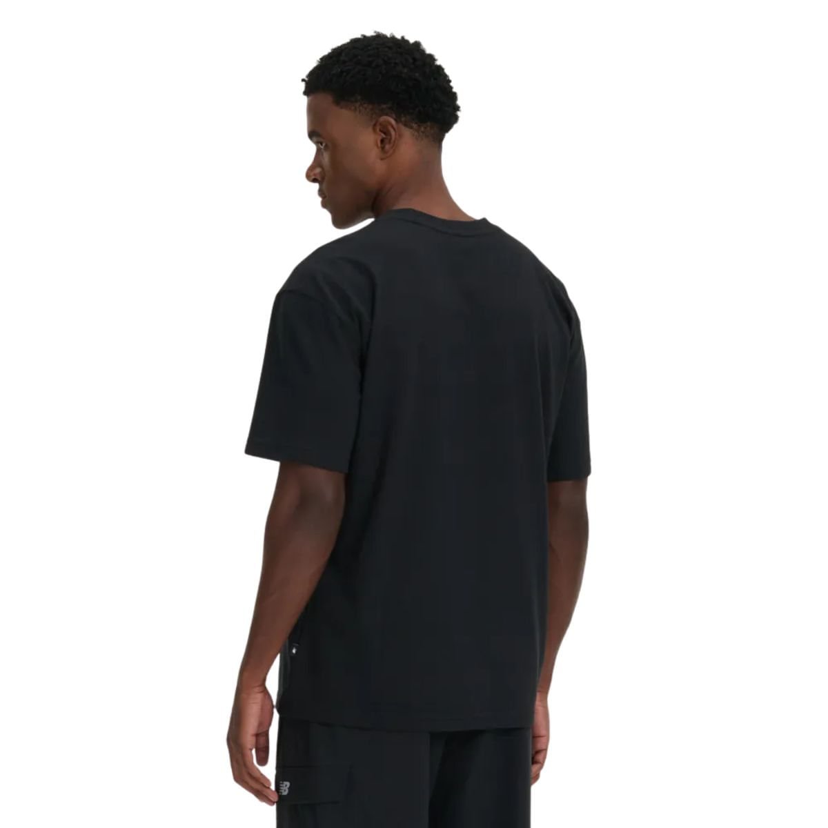 Camiseta Masclino Athletics 550 Patch New Balance Preto Preto 5