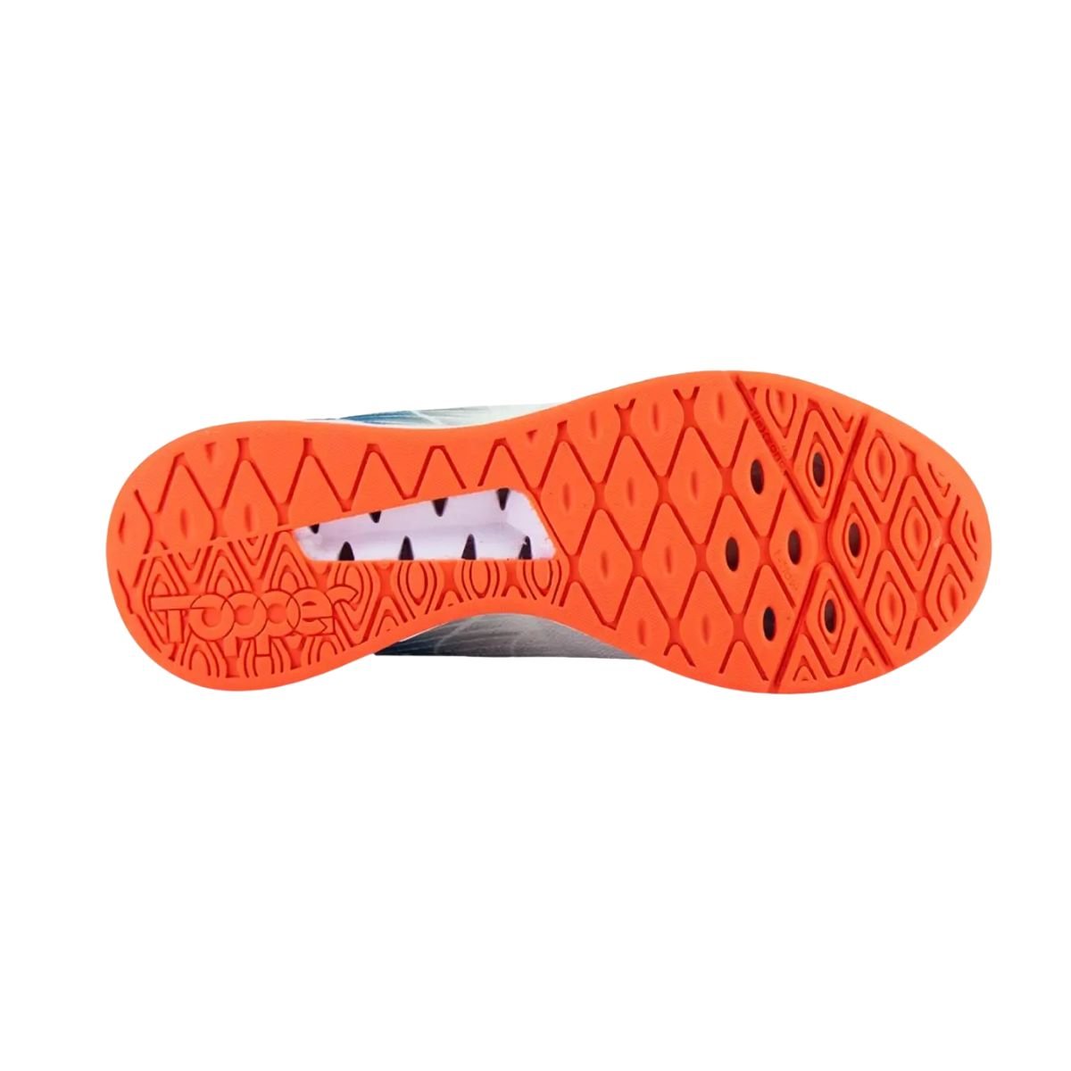 Chuteira Indoor Masculina Topper Elitte Branca E Coral Branco 4