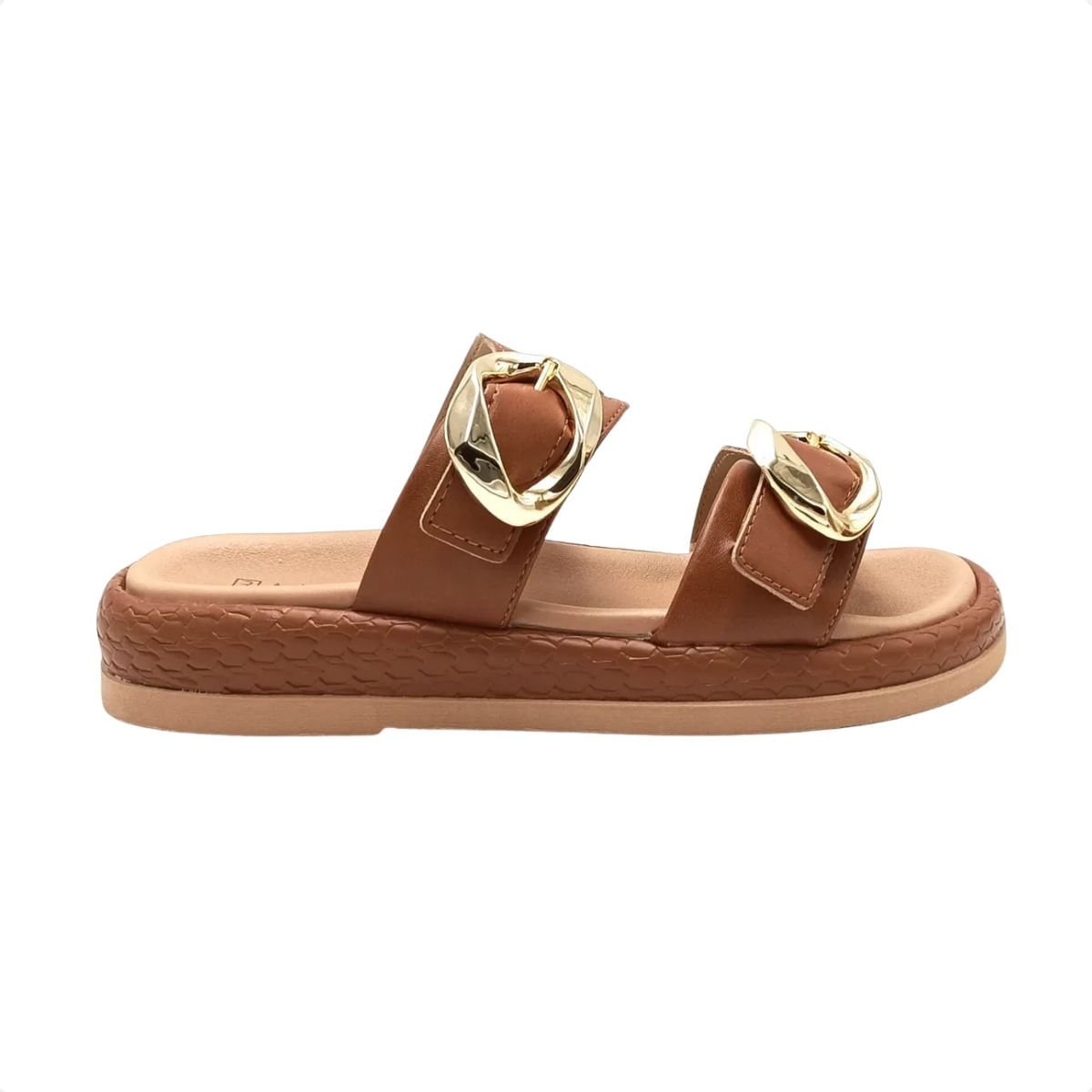 Tamanco Feminino Papete Ramarim Marrom