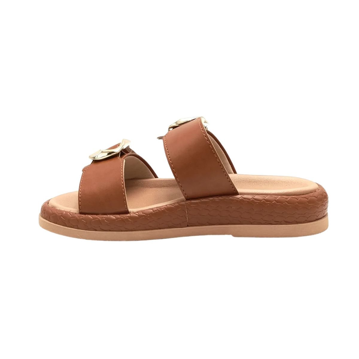 Tamanco Feminino Papete Ramarim Marrom Marrom 5