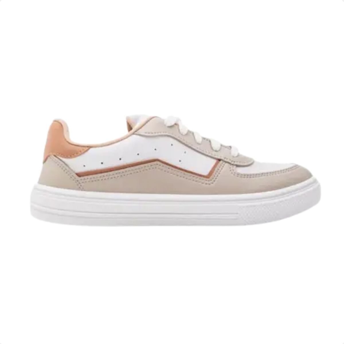 Tênis Moda Feminino Original Moleca Branco
