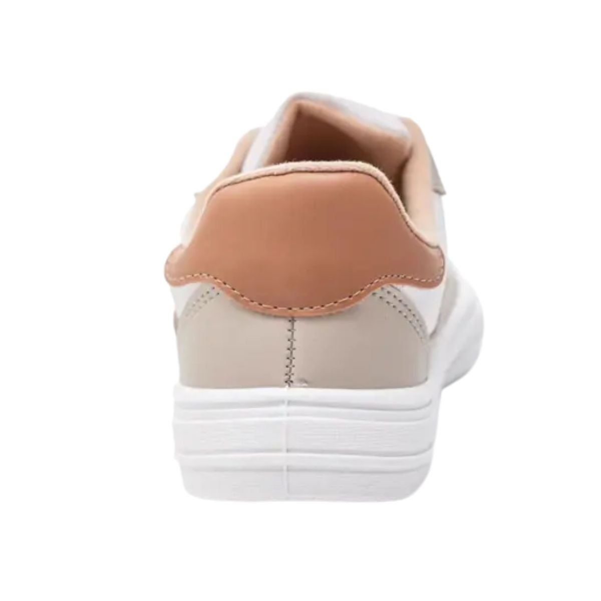 Tênis Moda Feminino Original Moleca Branco Branco/Nude 7