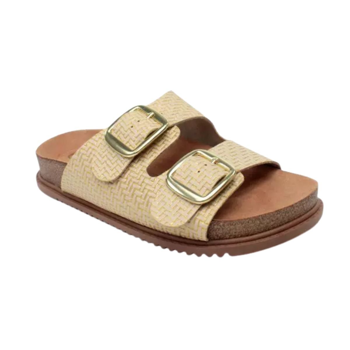 Tamanco Feminino Papete Beira Rio Creme Bege 2
