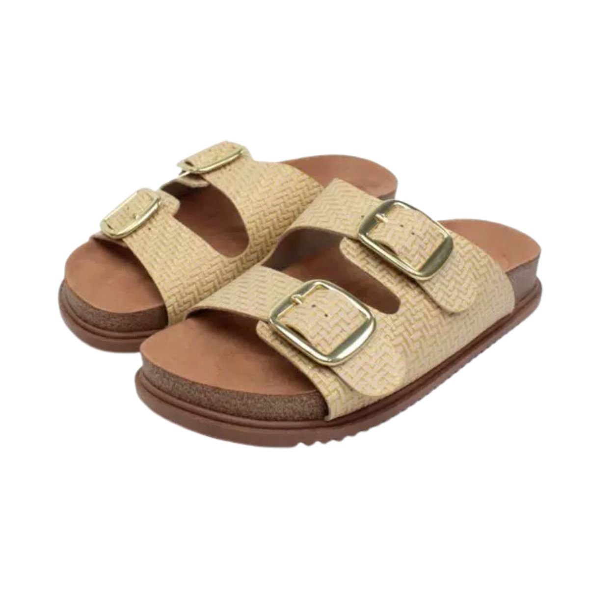 Tamanco Feminino Papete Beira Rio Creme Bege 4