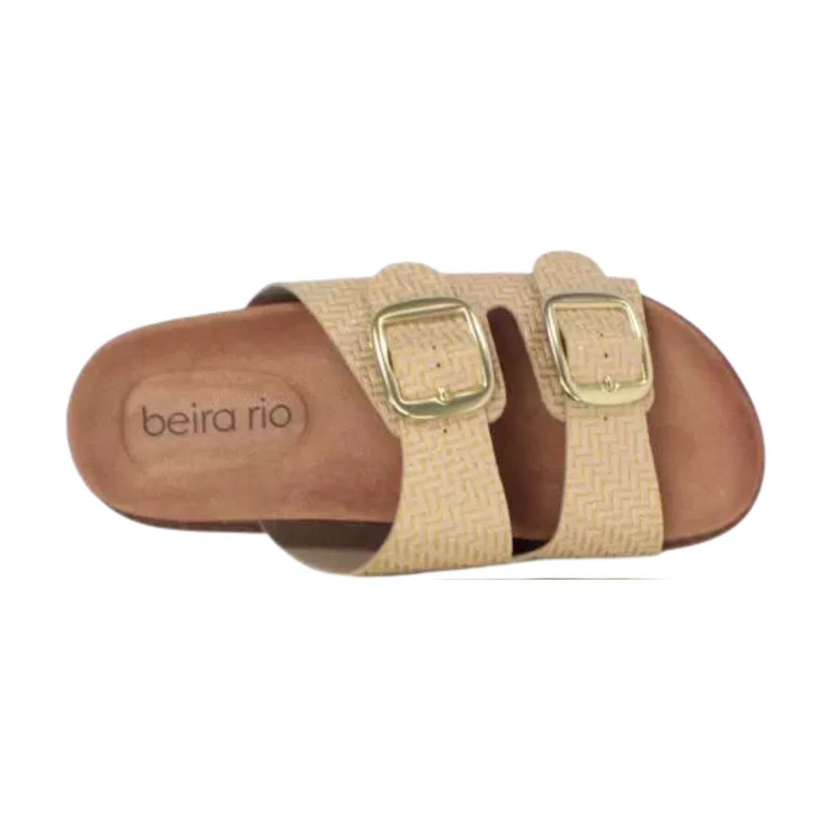 Tamanco Feminino Papete Beira Rio Creme Bege 6