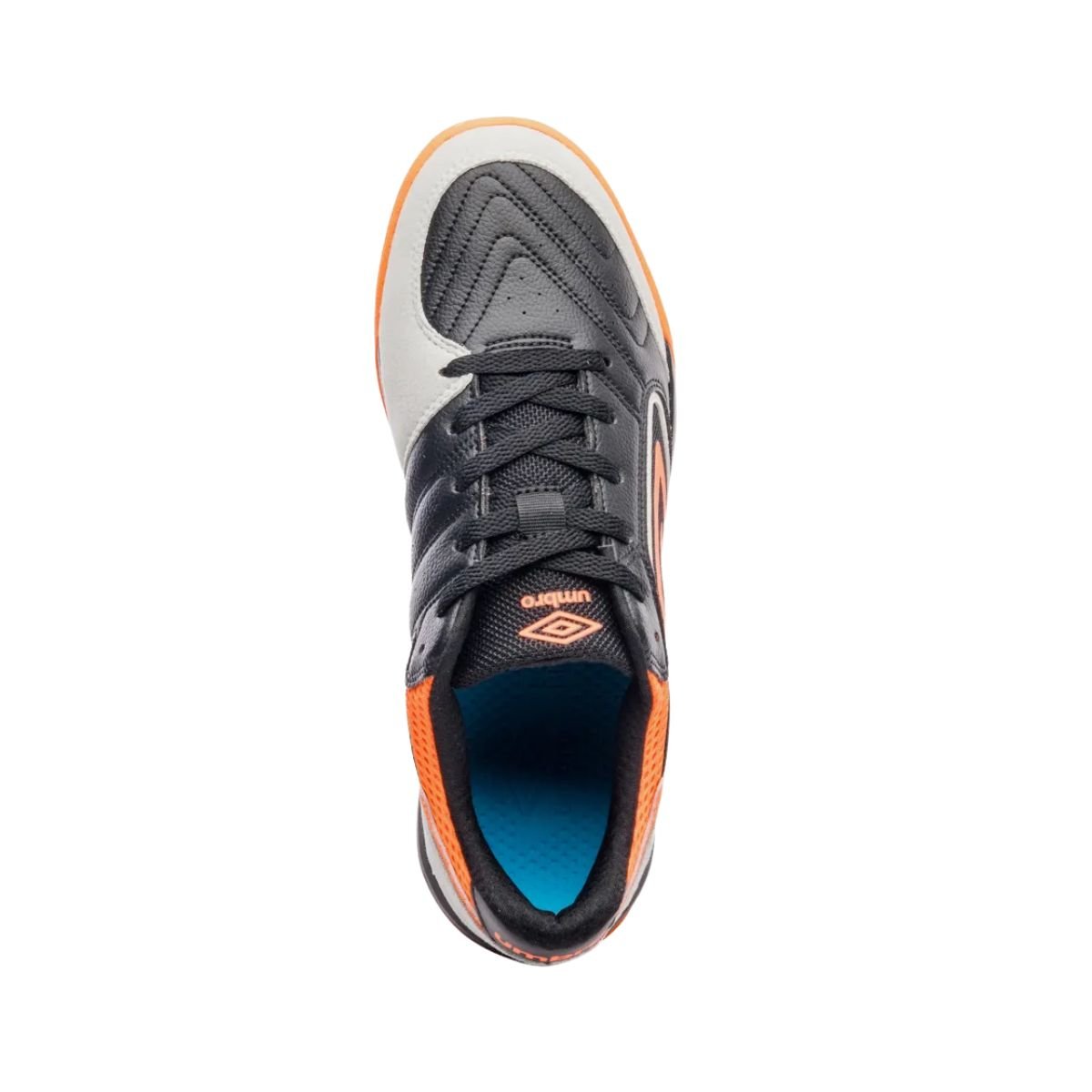 Chuteira Indoor Masculina Umbro Pro Challenge Uptake Preta E Laranja Preto/Laranja 3