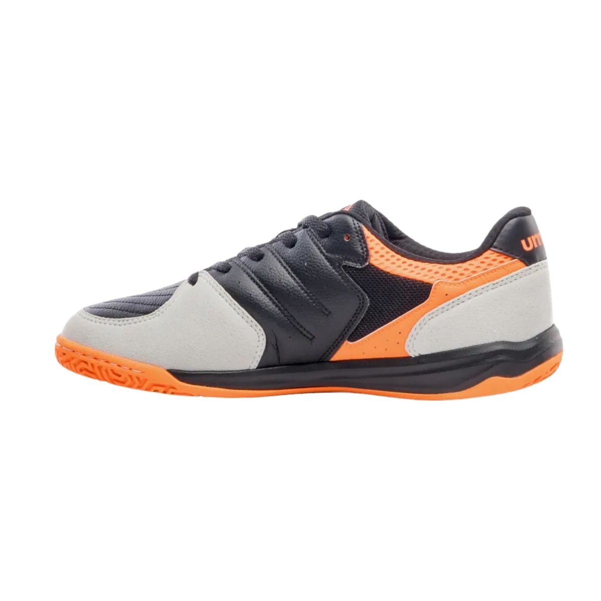 Chuteira Indoor Masculina Umbro Pro Challenge Uptake Preta E Laranja Preto/Laranja 5