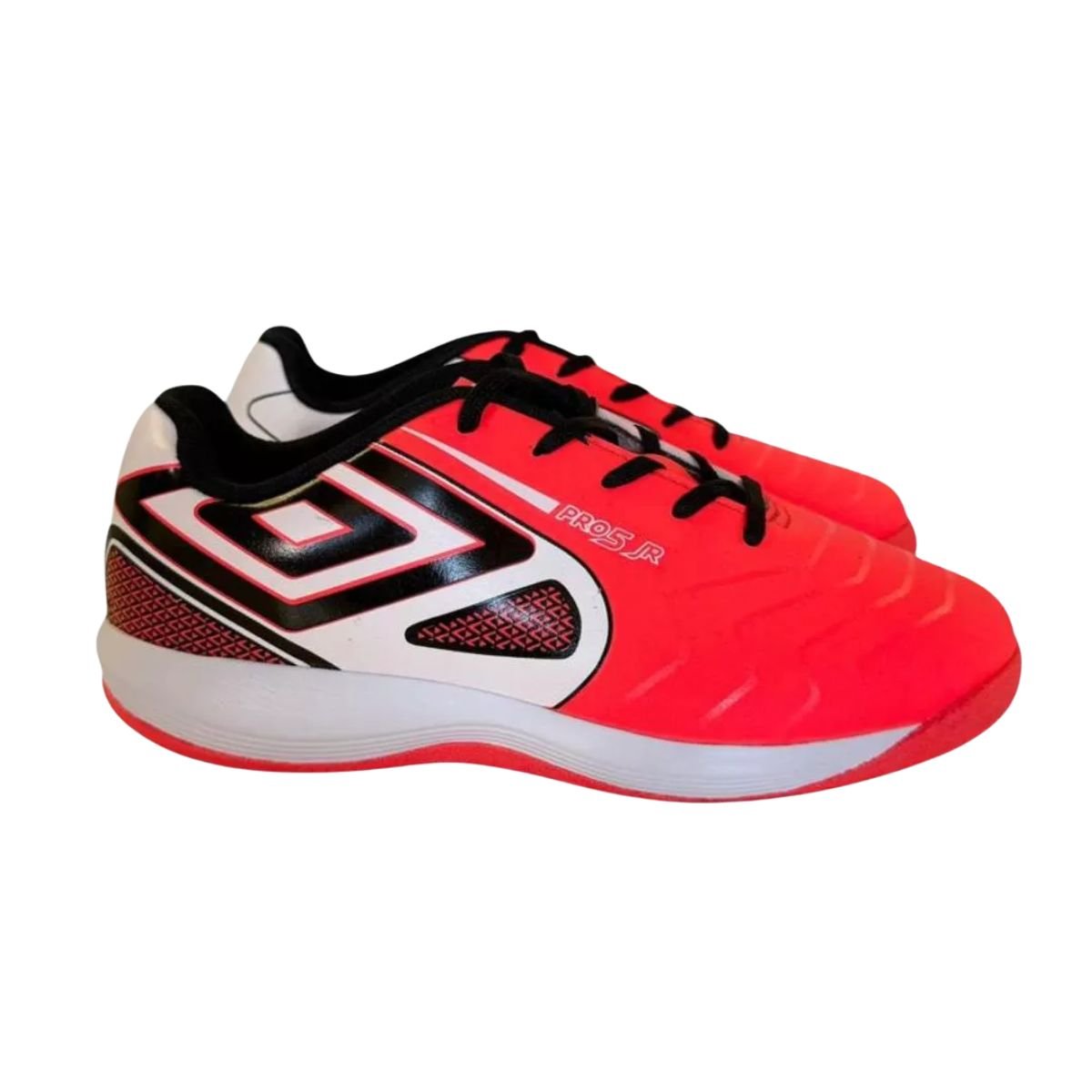 Chuteira Indoor Masculino Umbro Pro 5 Júnior Coral Vermelho 2
