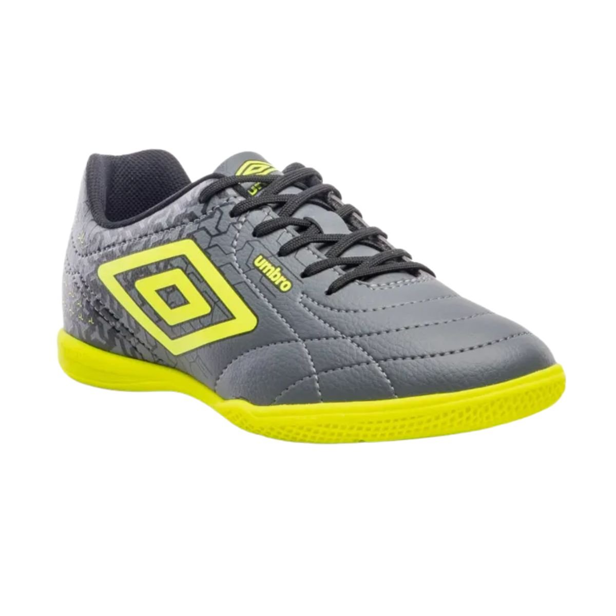 Chuteira Indoor Masculina Umbro Class Neo Cinza Cinza 2