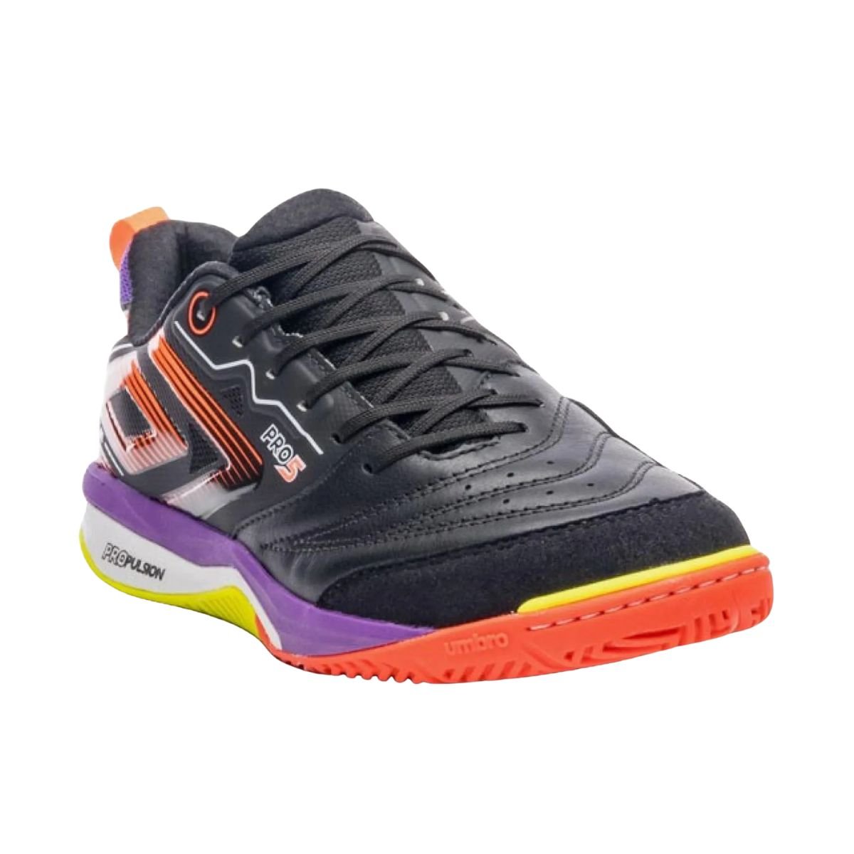 Chuteira Indoor Masculina Umbro Pro 5 Stable Preta Preto 2