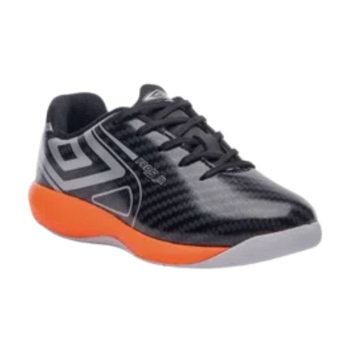 Chuteira Indoor Masculina Umbro Pro 5 Júnior Preta E Laranja Preto 2