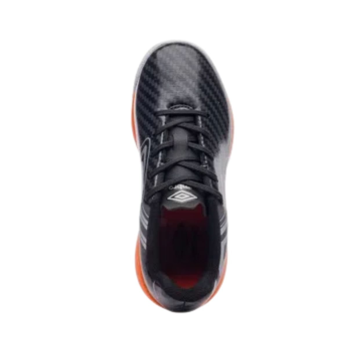 Chuteira Indoor Masculina Umbro Pro 5 Júnior Preta E Laranja Preto 3