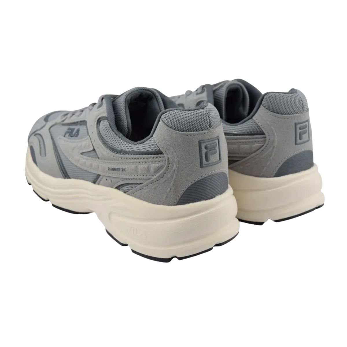 Tênis Casual Masculino Fila Runner 2k Cinza Cinza 6