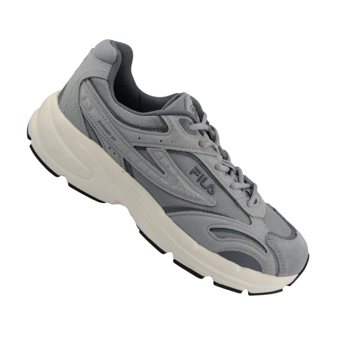 Tênis Casual Masculino Fila Runner 2k Cinza Cinza 7