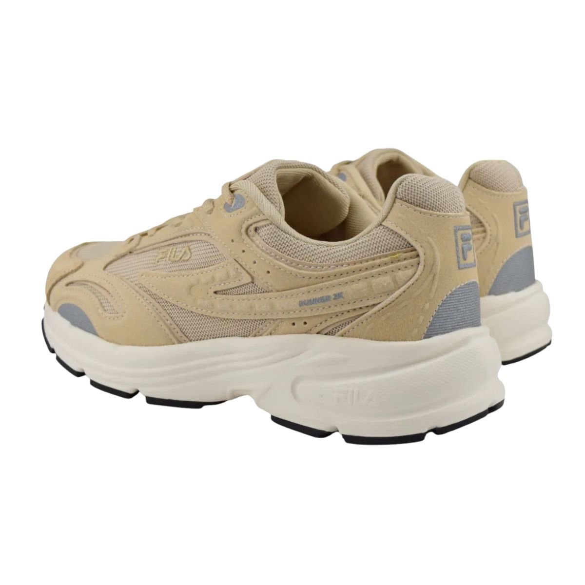 Tênis Casual Feminino Fila Runner 2k Bege Bege 7