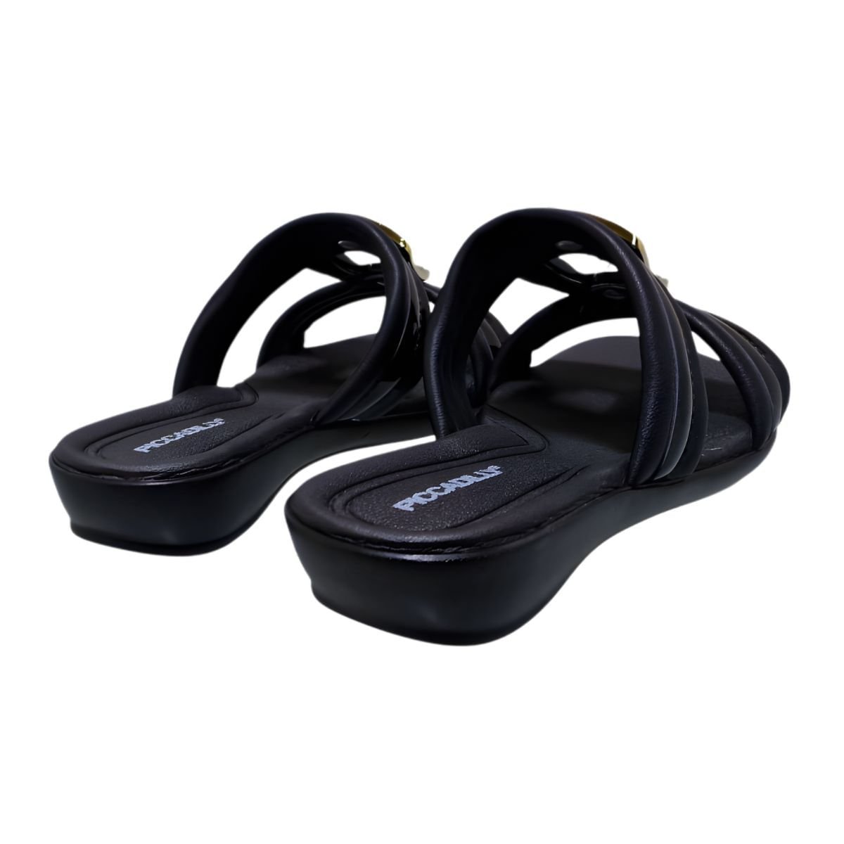 Chinelo Feminino Slide Piccadilly Preto Preto 5
