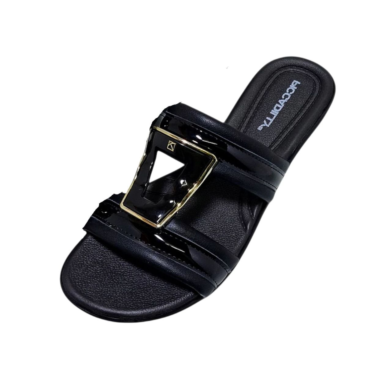 Chinelo Feminino Slide Piccadilly Preto Preto 6