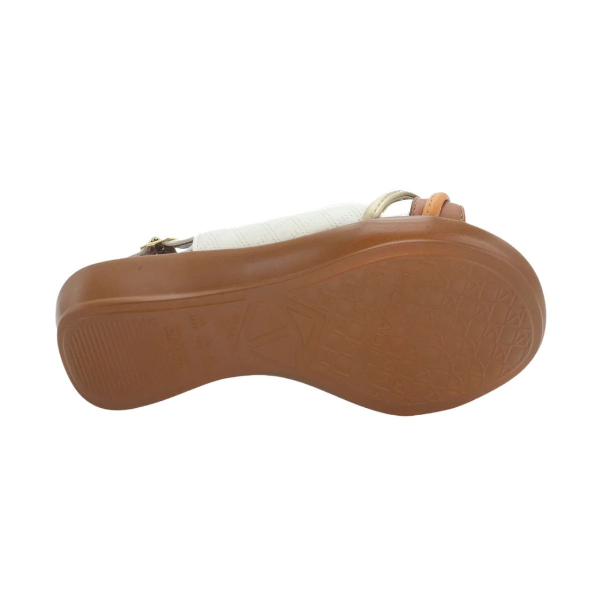 Tamanco Feminino Anabela Piccadilly Camila Off White Branco 4