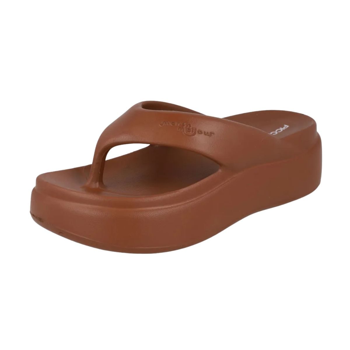 Tamanco Feminino Anabela Piccadilly Marshmallow Marrom Marrom 4