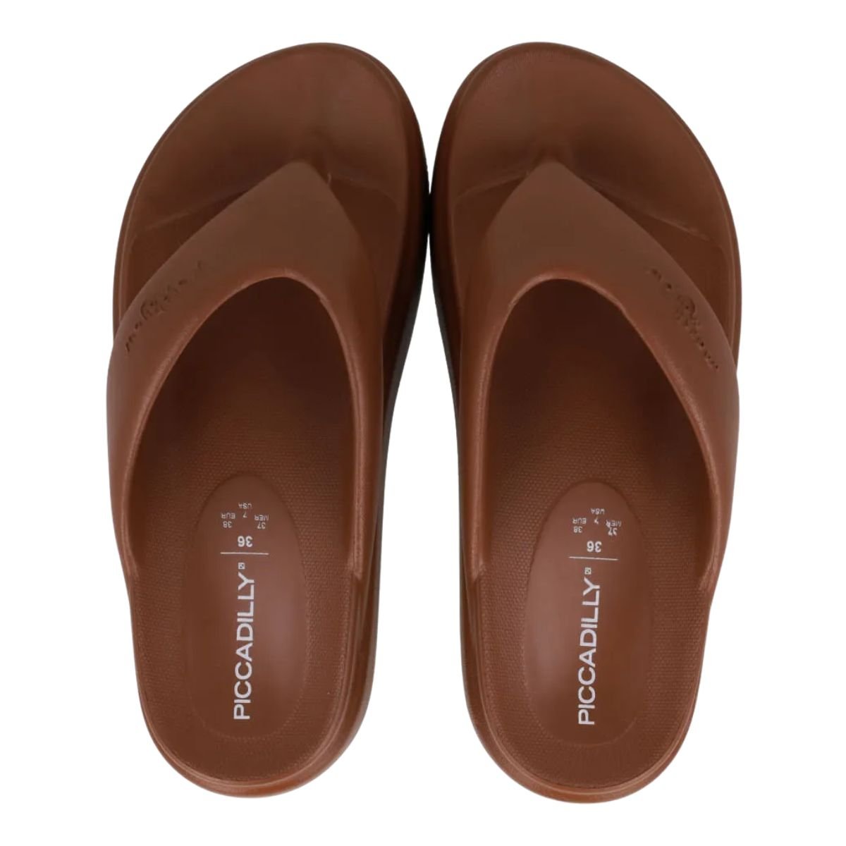 Tamanco Feminino Anabela Piccadilly Marshmallow Marrom Marrom 5