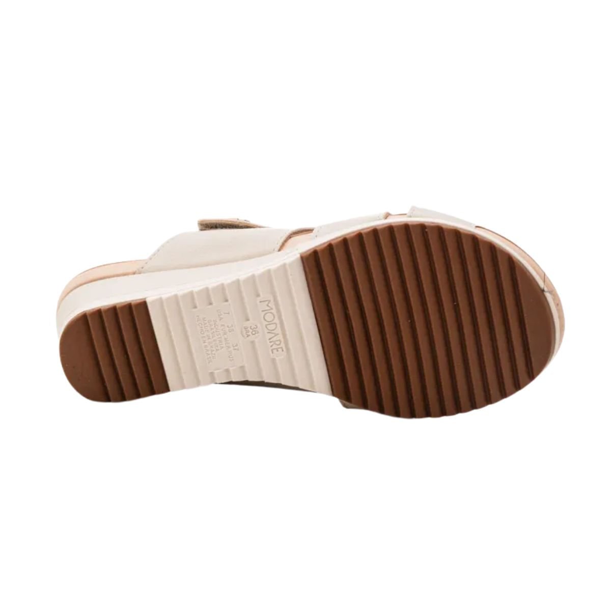 Tamanco Feminino Anabela Modare Off White Branco 4