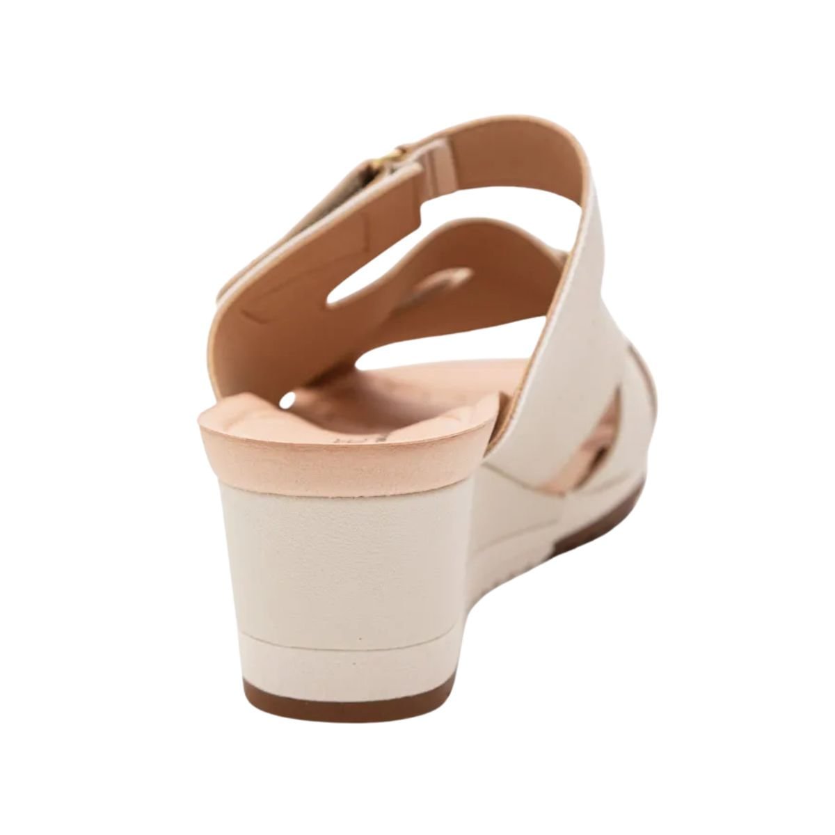 Tamanco Feminino Anabela Modare Off White Branco 5