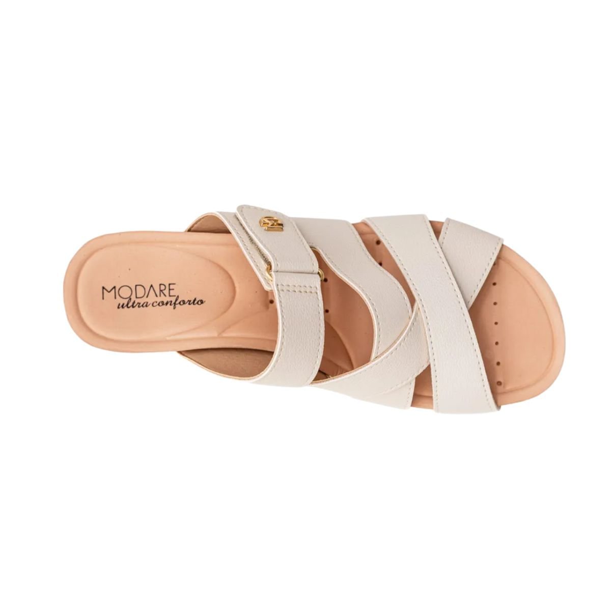 Tamanco Feminino Anabela Modare Off White Branco 6