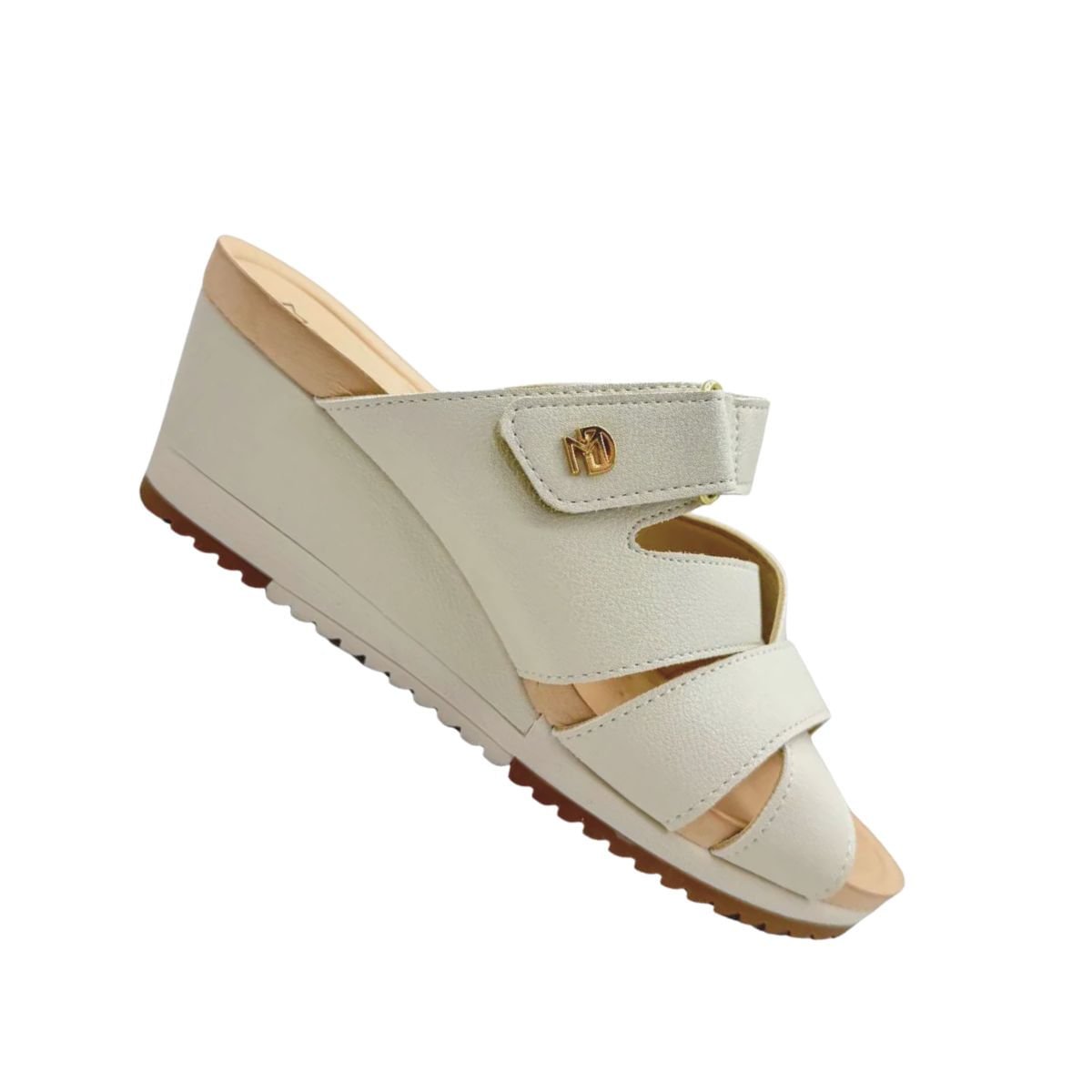 Tamanco Feminino Anabela Modare Off White Branco 7