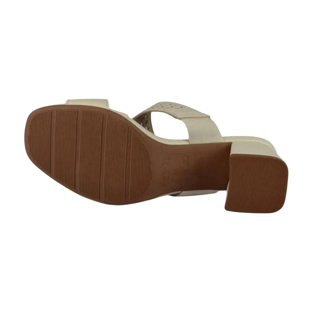 Tamanco Feminino Salto Médio Grosso Modare Off White Branco 3