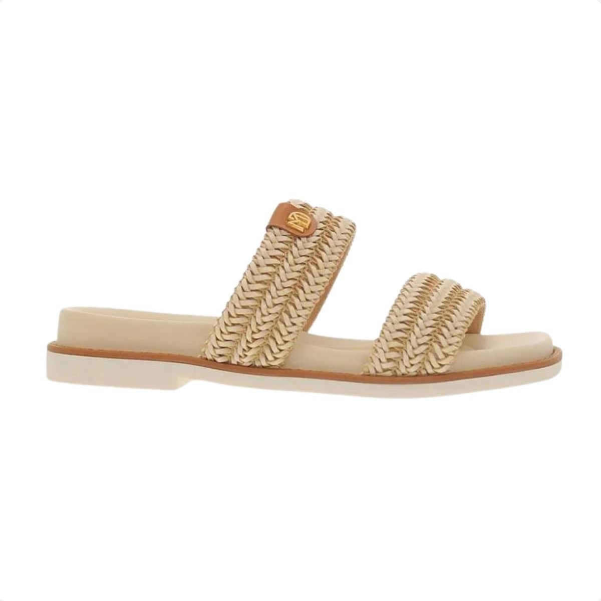 Tamanco Feminino Salto Baixo Modare Creme Bege 1