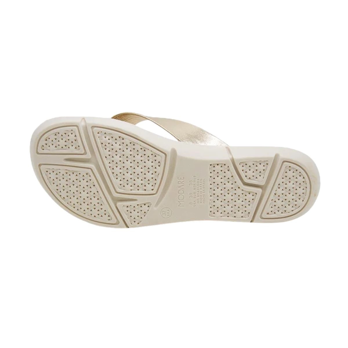 Tamanco Feminino Papete Modare Dourado Dourado 4